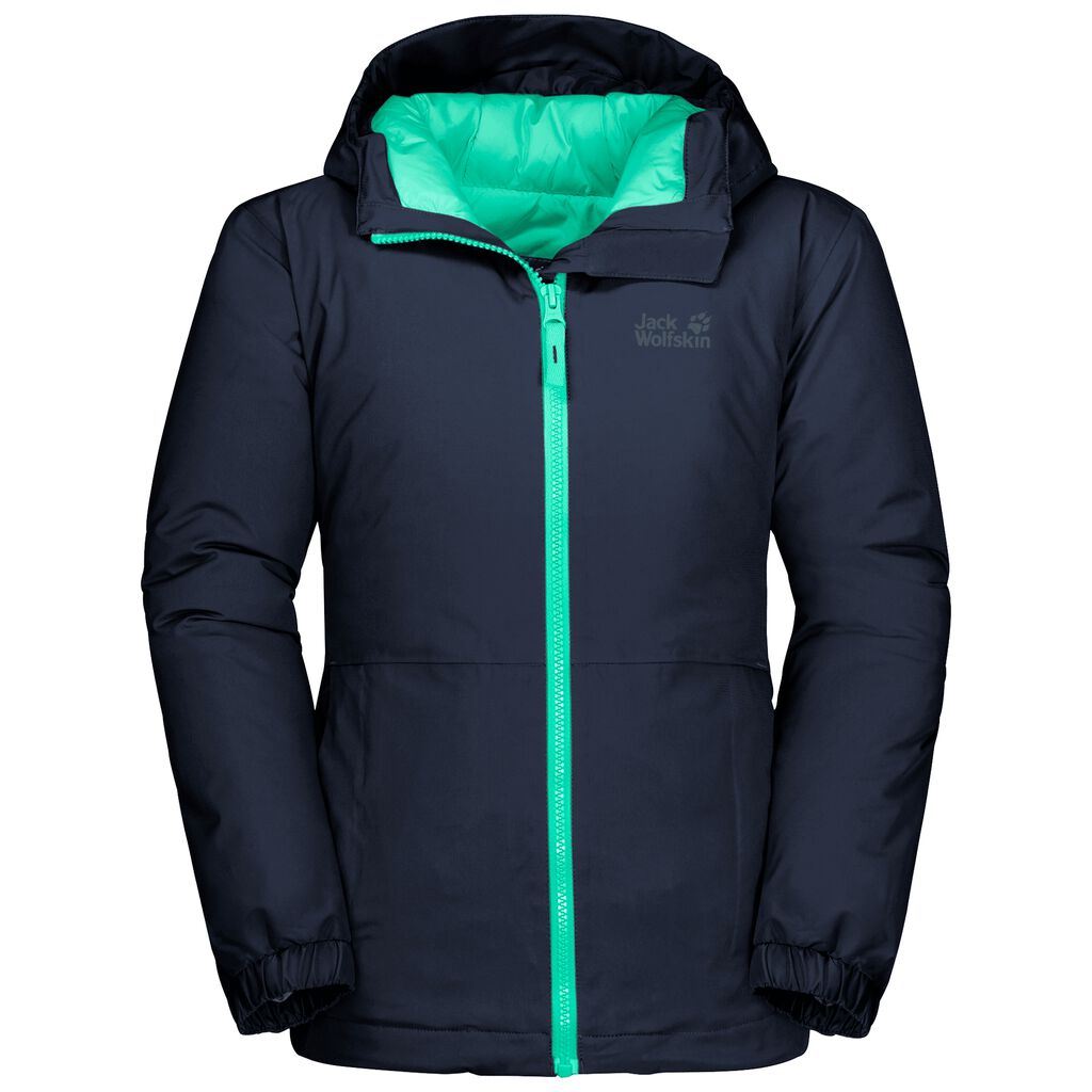 Jack Wolfskin ARGON STORM αδιάβροχο μπουφάν παιδικά μπλε | GR6408543